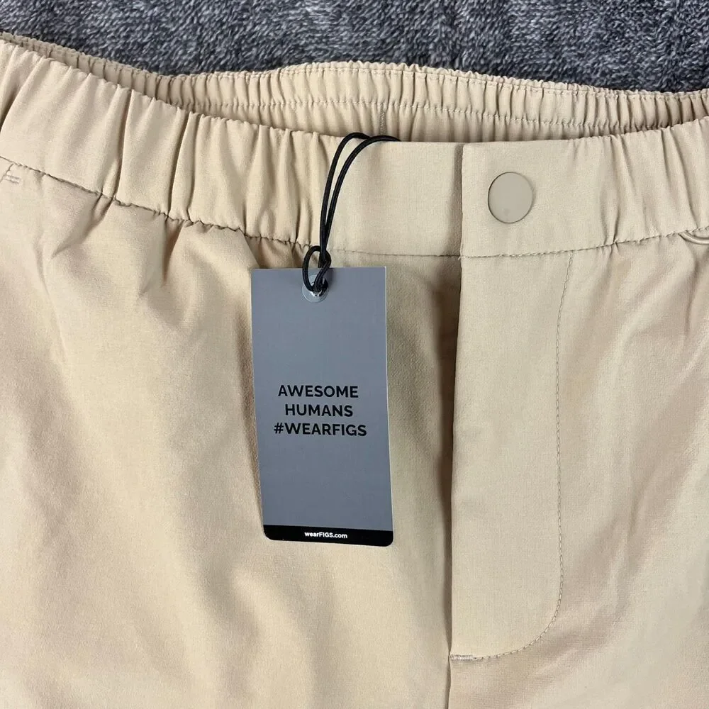 Figs Pro Slim Scrub Trouser Black Pants Men's S Brown NWT Nylon Spandex